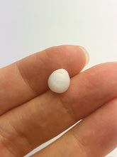 Tridacna White Clam Pearl Loose 8.81mm x 7.92mm No. 37