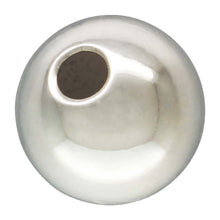 4.0mm Bead Light 1.0mm Hole, Sterling Silver. Made in USA. #5001204