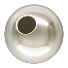 5.0mm Bead Light 1.5mm Hole, Sterling Silver. Made in USA. #50012051