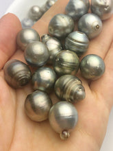 15mm GIANT, 10 pcs, Tahiti Pearls, Light Silver, Natural color, Loose Pearls, Assorted Shapes, 15-17mm (817)