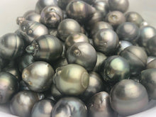 Extra Big 10 pcs, Medium-Dark Silver Tahitian Pearls, Natural color, Loose Pearls, Assorted Shapes, 15-17mm (818)