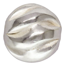 4.0mm Twist Bead 1.1mm Hole, Sterling Silver. Made in USA. #5001204T