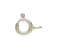 8mm Spring Ring w/ Open Ring, Sterling Silver. #5002480