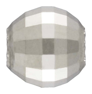 4.0mm Mirror Bead 1.5mm Hole, Sterling Silver. Made in USA. #5004640D