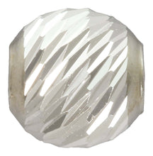 4.0mm Multi-Cut Bead 1.5mm Hole, Sterling Silver. Made in USA. #5004640D25