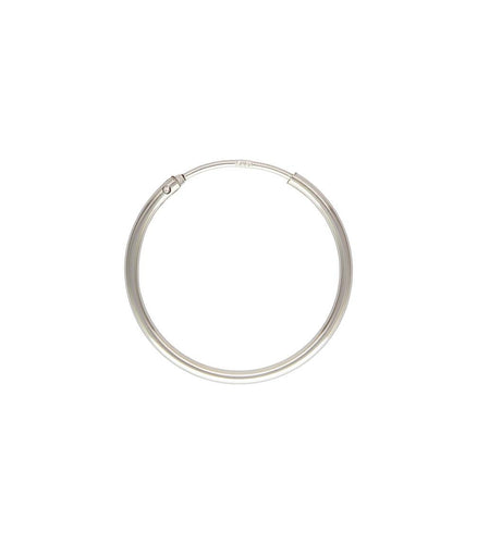 1.25 x 20.0mm Endless Hoop, Sterling Silver. Made in USA. #5011720