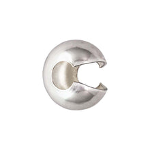 5.0mm Crimp Cover AT,  Sterling Silver. Made in USA. #5004850CCB100