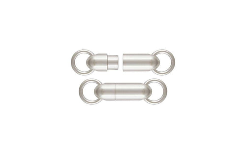 4.5x14.5mm Magnetic Clasp, Sterling Silver. Made in USA. #5001502R