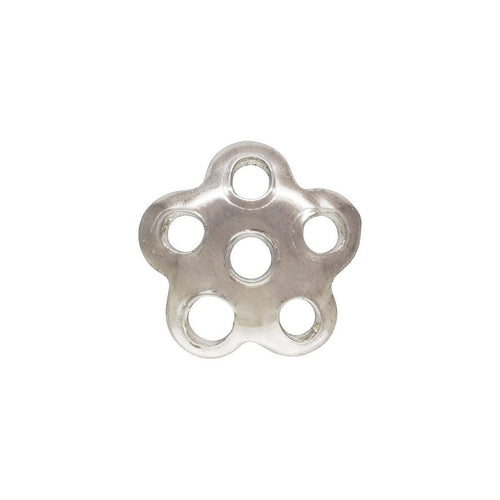 5.0mm Perforated Flower Bead Cap,  Sterling Silver. #5020264