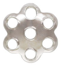 6.0mm Perforated Flower Bead Cap, Sterling Silver. Made in USA. #5020265