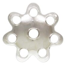 6.8mm Flower Bead Cap, Sterling Silver. #5020168