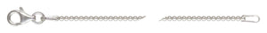 16" 1.5mm New Bead Chain, Sterling Silver. Made in USA. #501381516L