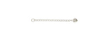 2.25" Ext w/6.0mm Puffed Heart, Sterling Silver.#5021004