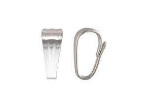 Small Locket Bail (2.2x5.3mm), Sterling Silver. #5003849