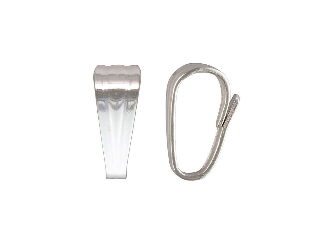Small Locket Bail (2.2x5.3mm), Sterling Silver. #5003849