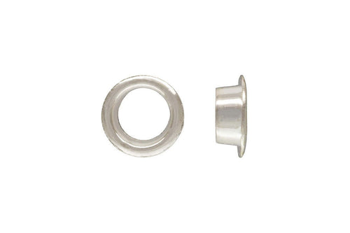 3.0mm OD Bead Grommet 2.7mm Hole, Sterling Silver. Made in USA. #5003743