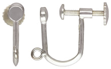 Threaded Ear Clip w/Ring, Sterling Silver. Made in USA. #5006625R