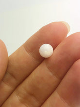 Tridacna White Clam Pearl Loose 8.59mm x 7.24mm No. 34