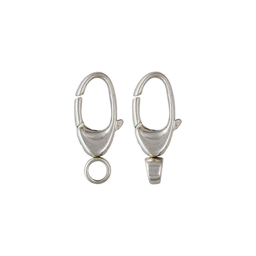 6.0mm x 13.5mm Oval Swivel Clasp, Sterling Silver. #5002135