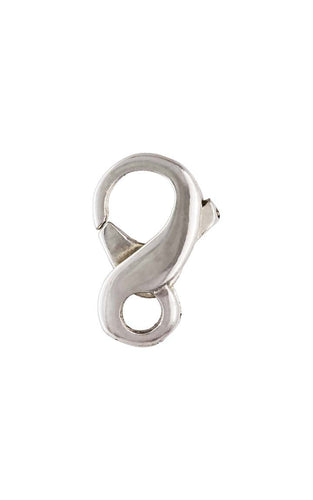 Infinity Clasp (6.0x9.0mm), Sterling Silver. . #5002082