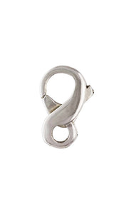 Infinity Clasp (6.0x9.0mm), Sterling Silver. . #5002082