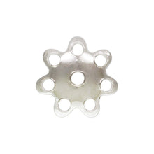 6.8mm Flower Bead Cap, Sterling Silver. #5020168