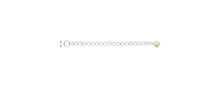 2.50" Ext w/4.0mm White FW Pearl, Sterling Silver. #5021006W