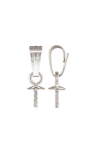3.0mm Cup & Notched Peg Pendant, Sterling Silver. #5005881P