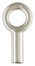 Crimp Endcap w/Ring (1.20mm ID), Sterling Silver. Made in USA. #500077