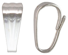 Small Locket Bail (2.2x5.3mm), Sterling Silver. #5003849