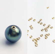 5mm, 14k Gold Filled, Grommett for pearls or gemstones