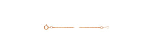 16" 9-R Rope Chain (1.0mm) RGP, 14k gold filled. Made in USA #481203016L