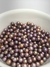 Edison Purple and Pink pearls, 8-11mm, AAA Quality High Luster, Round Shape, Purple Pearls, Pink pearls