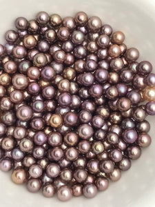 Edison Purple and Pink pearls, 8-11mm, AAA Quality High Luster, Round Shape, Purple Pearls, Pink pearls