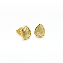 Diamond 14K Gold 3.21 Carat Stud Earring.  100% Natural Color