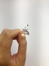 Sterling Silver Pearl Starfish rings - (867 No. 1-4)