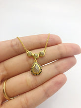 Diamond 14K Gold 2.05 Carat Necklace. 100% Natural Color