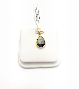 Diamond 14K Yellow Gold 2.76 Carat Pendant. 100% Natural Color