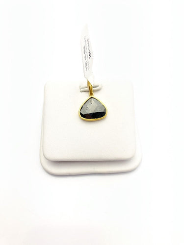 Diamond 14K Yellow Gold 3.07 Carat Pendant. 100% Natural Color