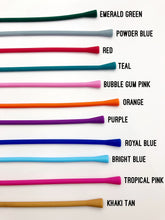 Stretchy Silicone Bracelet or Necklace with Pearl Setting, 20 Colors Available