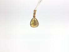 Diamond 14K Gold 1.42 Carat Pendant. 100% Natural Color