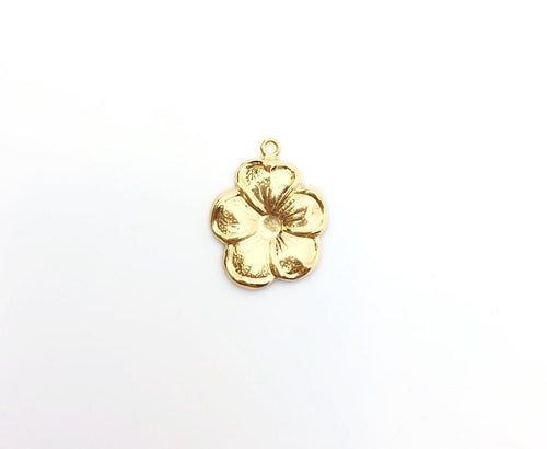 14K Gold Fill Flower Charm (400C48R)