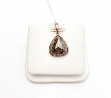 Diamond 14K Rose Gold 3.05 Carat Pendant. 100% Natural Color