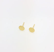 14k Gold Filled 6mm Pad Earrings, 14k GF