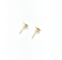 14k Gold Filled 6mm Pad Earrings, 14k GF
