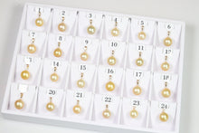 12.9mm-15mm Golden South Sea Pearl Pendants, AAA Quality Round (GSSP004)