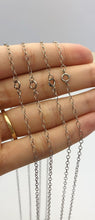 22” Sterling Silver Oxidized Finish Oval Chain 3x2