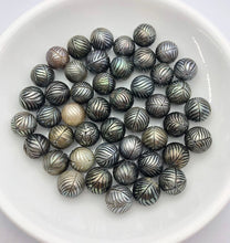 Pine Tree Hand carved Tahitian Pearls 11-11.9mm