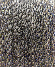 18” Sterling Oxidized Finish 1.3mm Rope Chain (S010ROX/18)