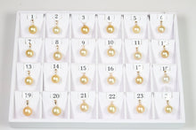 12.5mm-14.7mm Golden South Sea Pearl Pendants, AAA Quality Round (GSSP001)